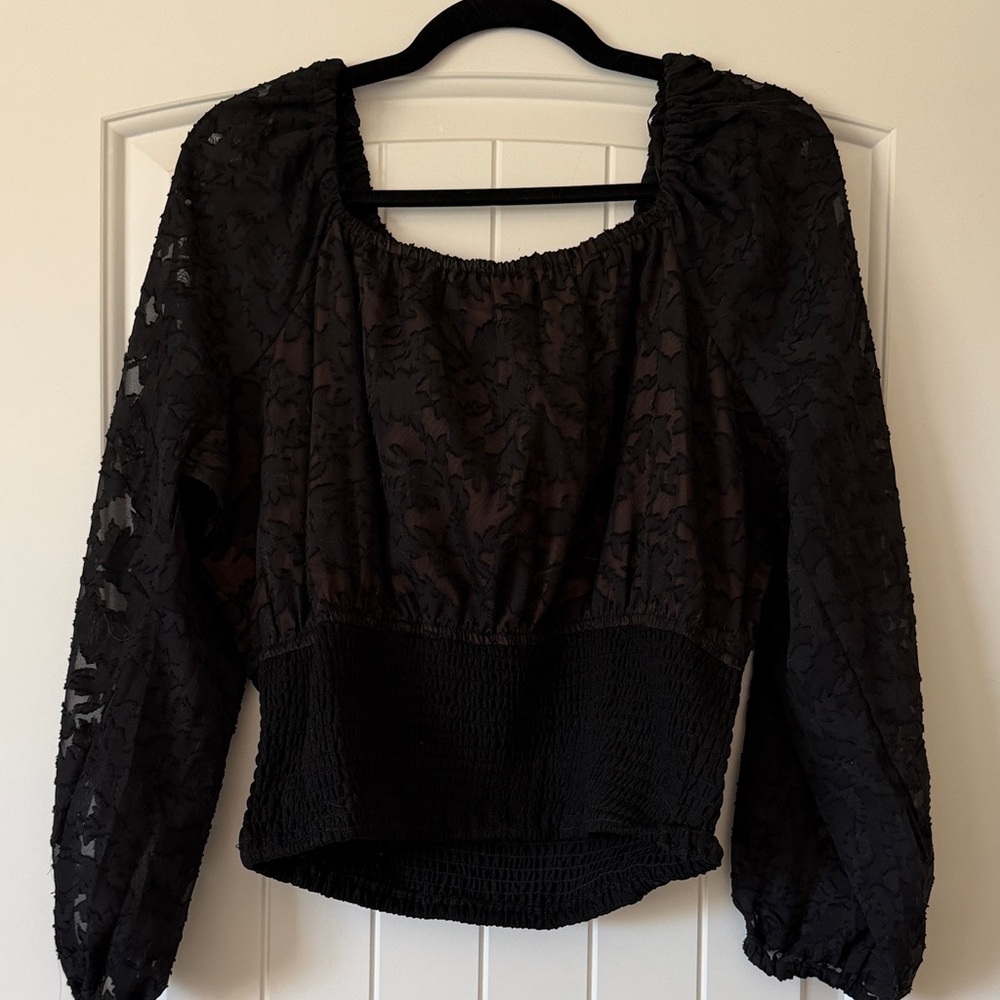Bohme Black Lace Top